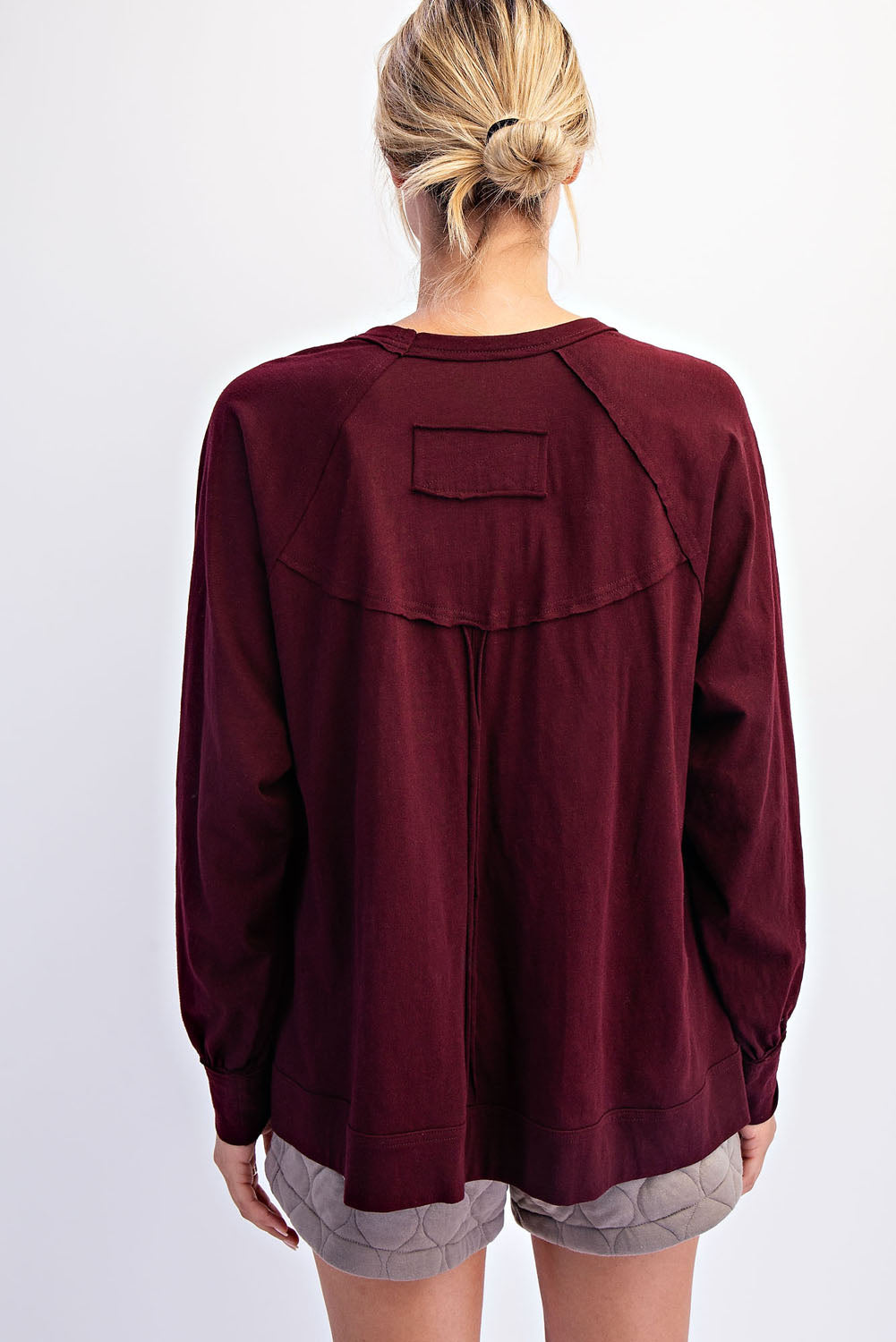 Maroon RaeMode Top