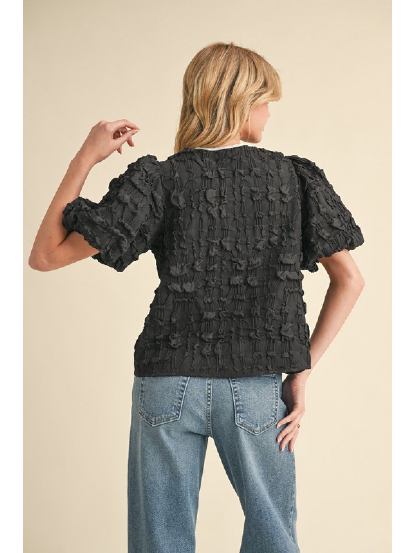 Black Bow Top