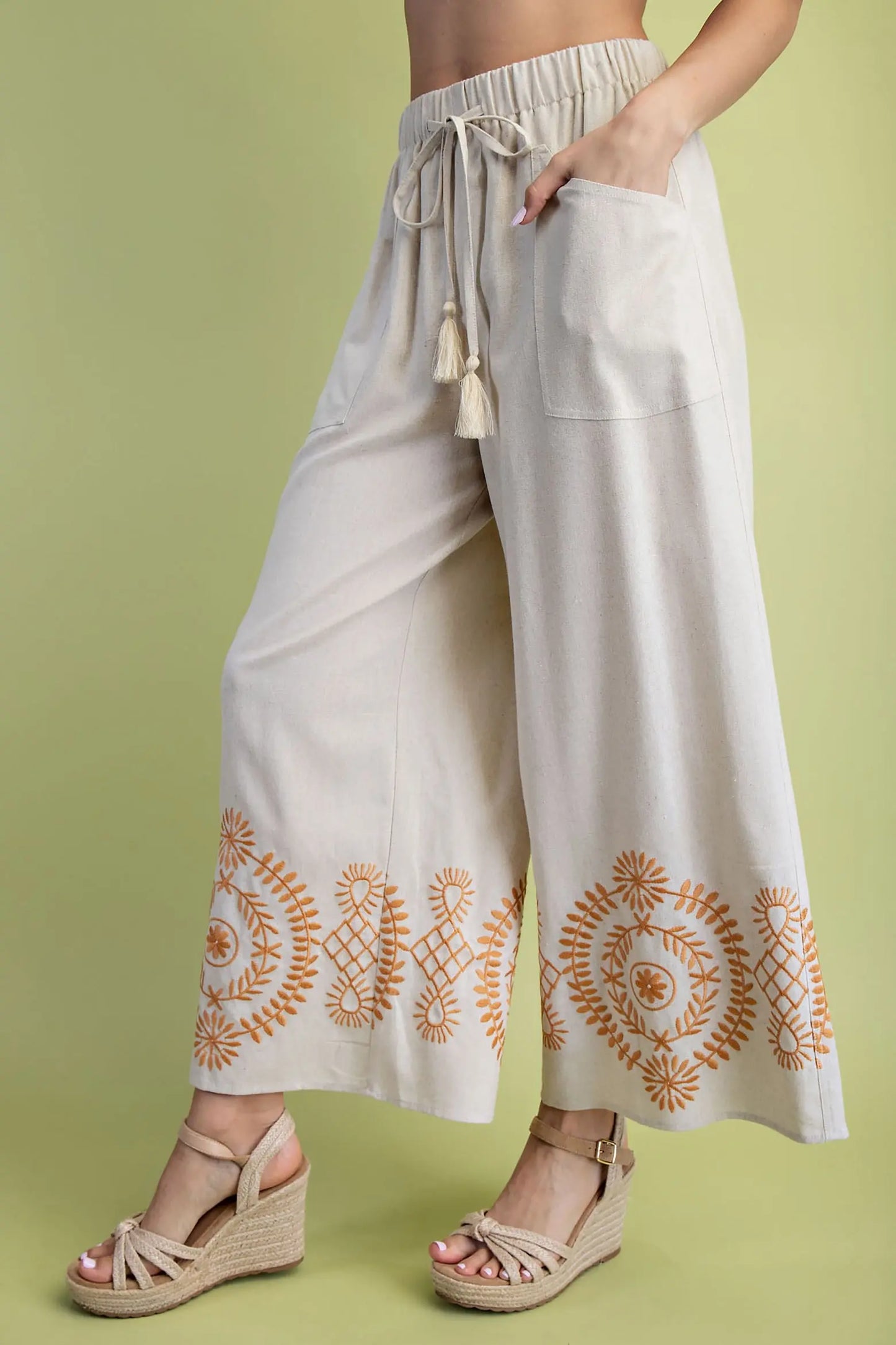 Sloane Gold Pants Set