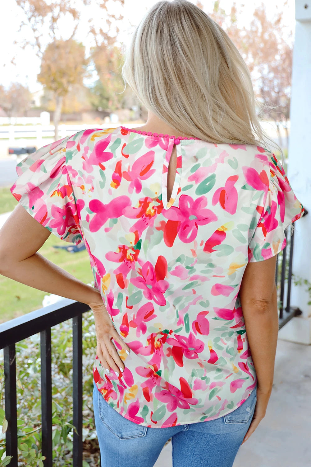 Painted Petals Top
