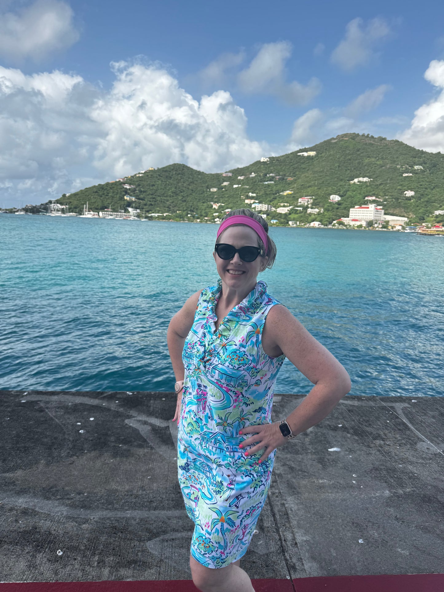 Aryeh Ruffle Golf Dress