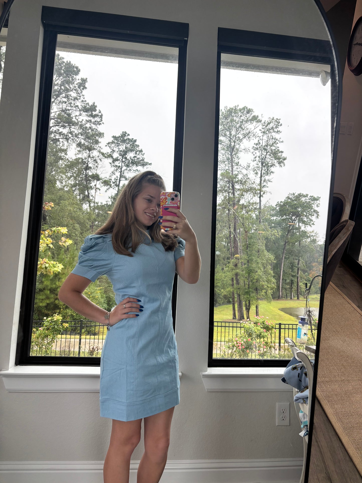 Arabelle Light Denim Dress