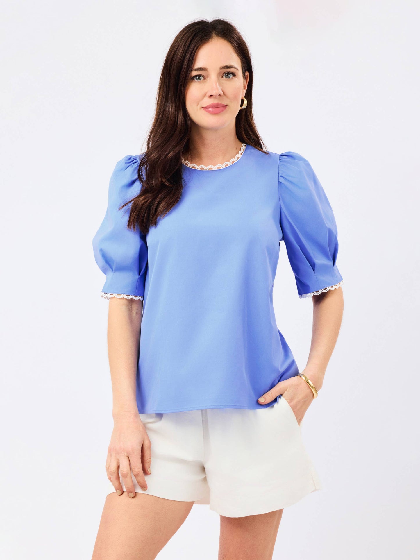 Thea Top | Blue