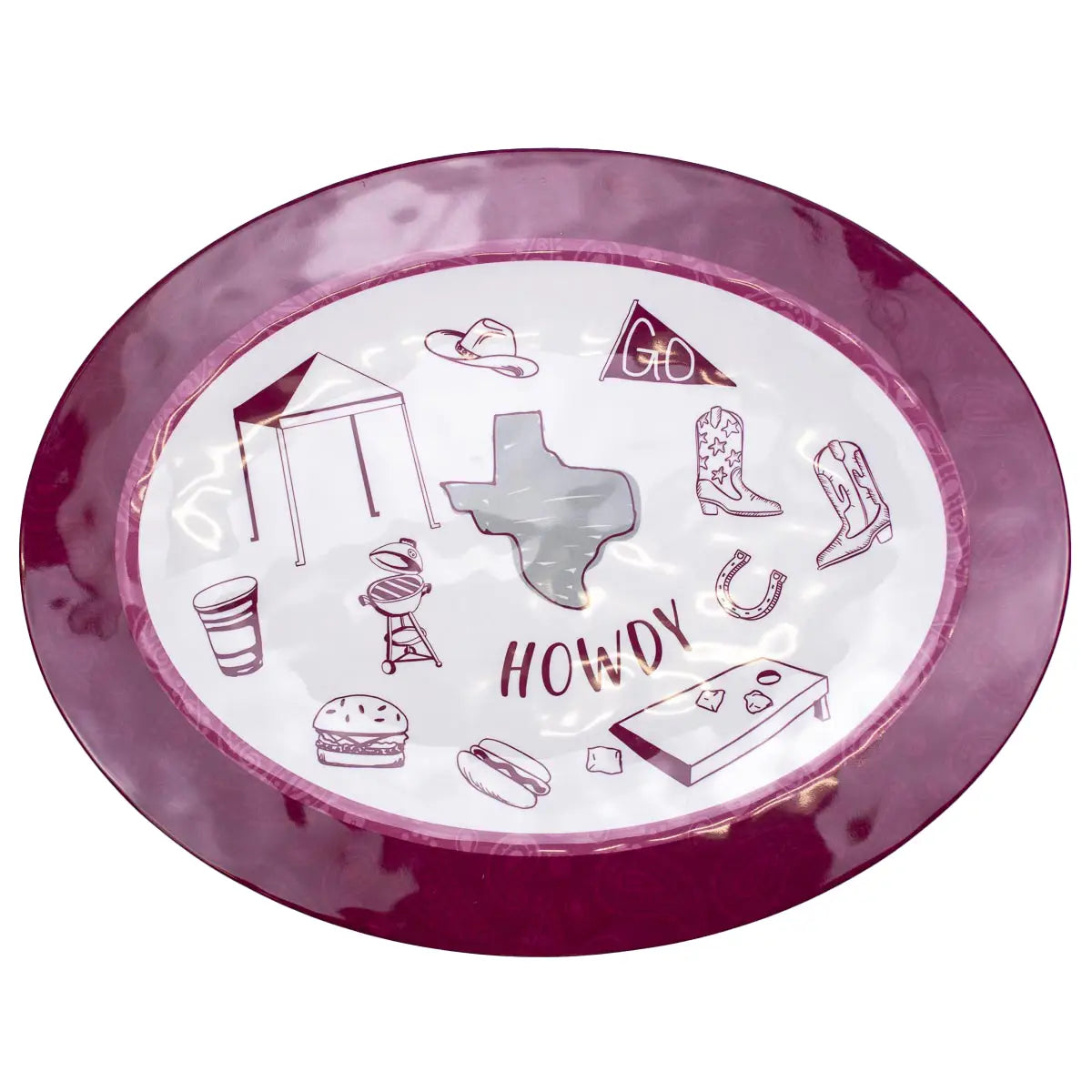 Tailgate Melamine Platter