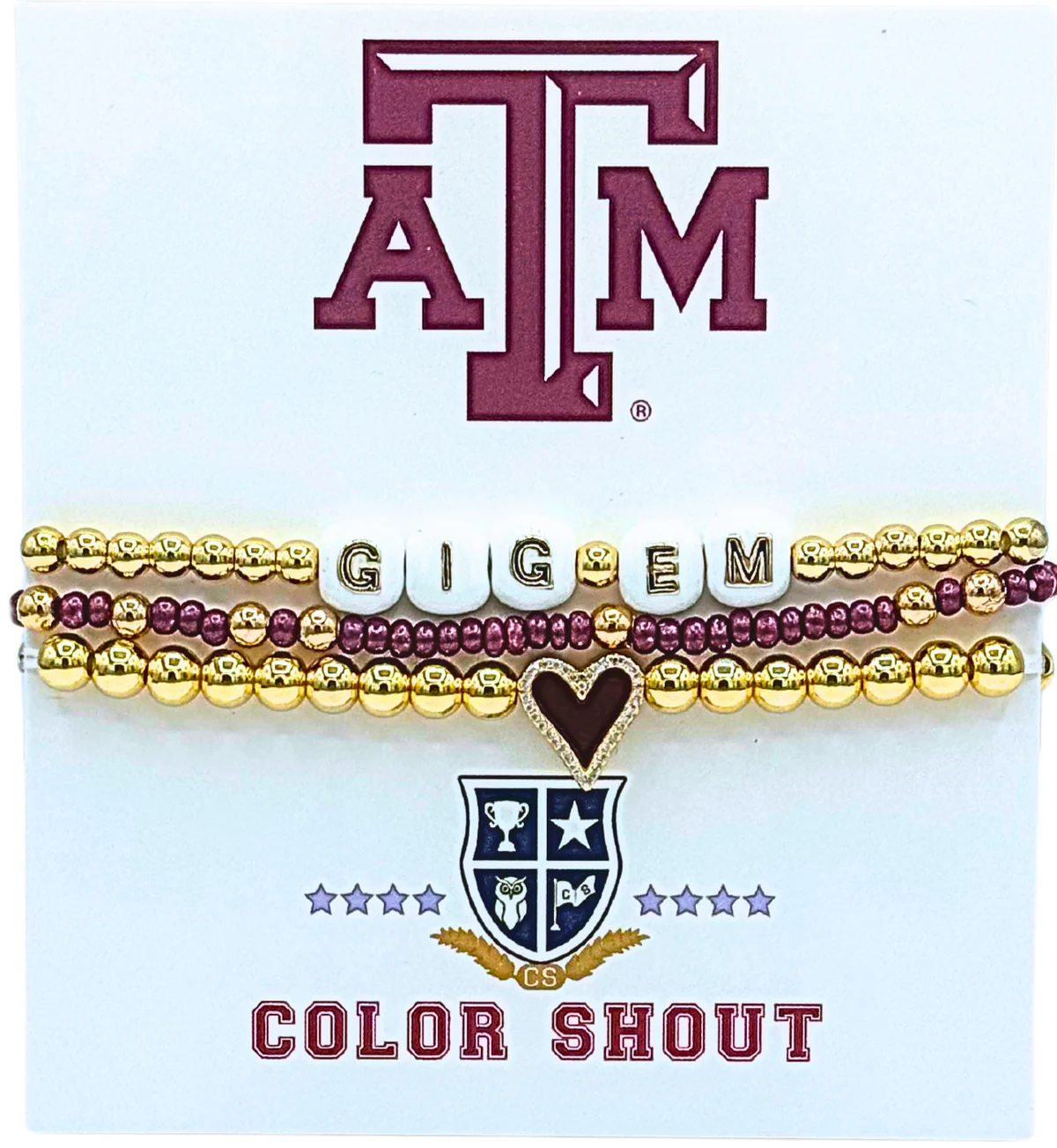 Aggies Love Stack Bracelets