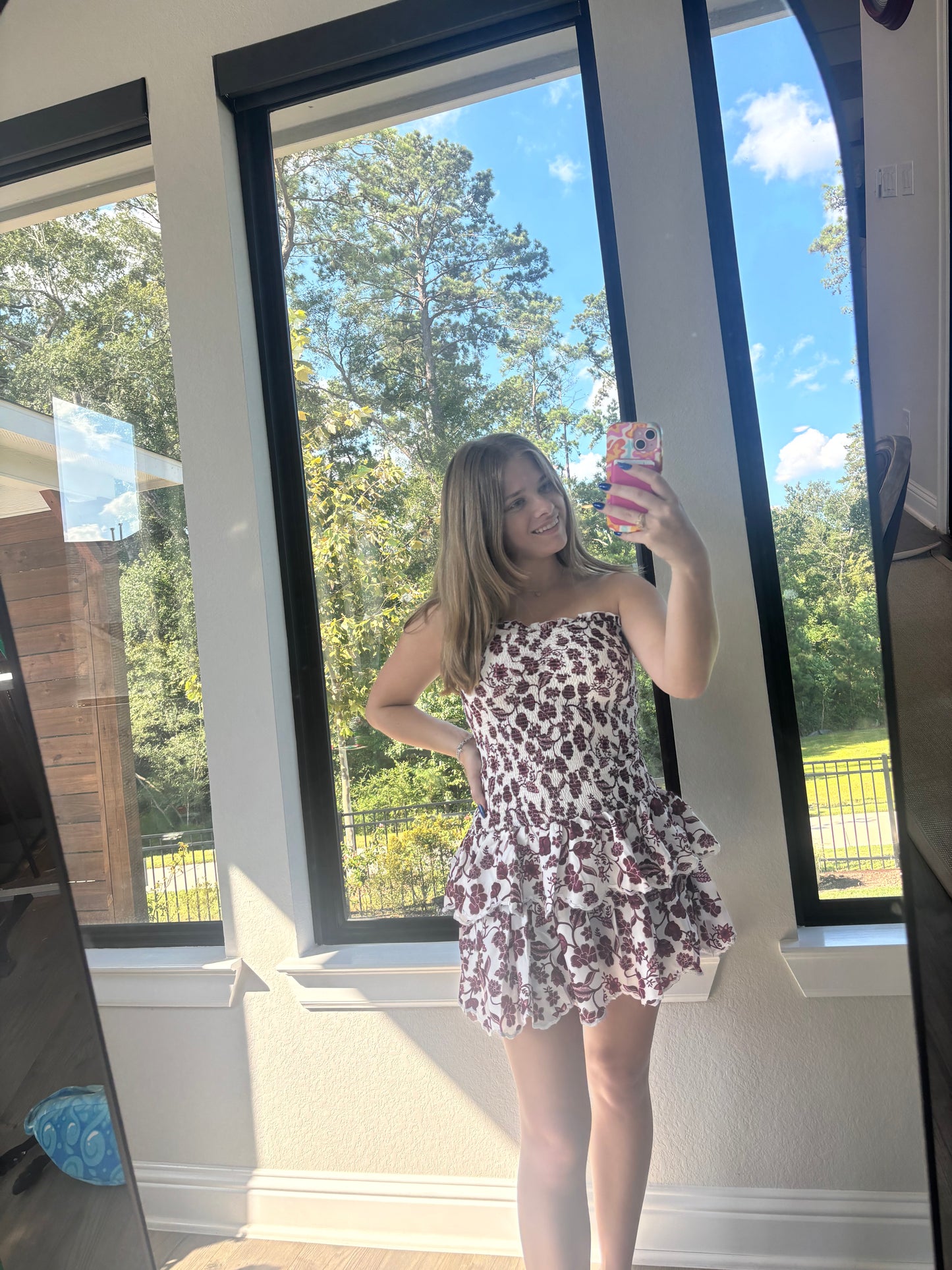 Makenna Maroon Floral