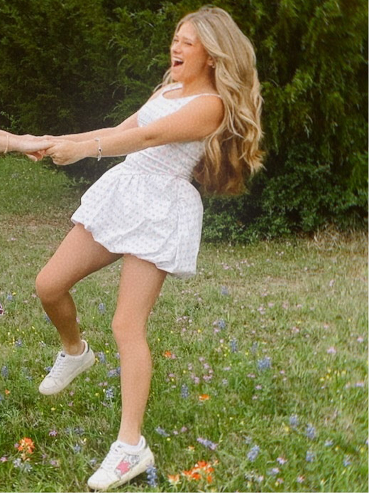 Flower & Bow Bubble Romper