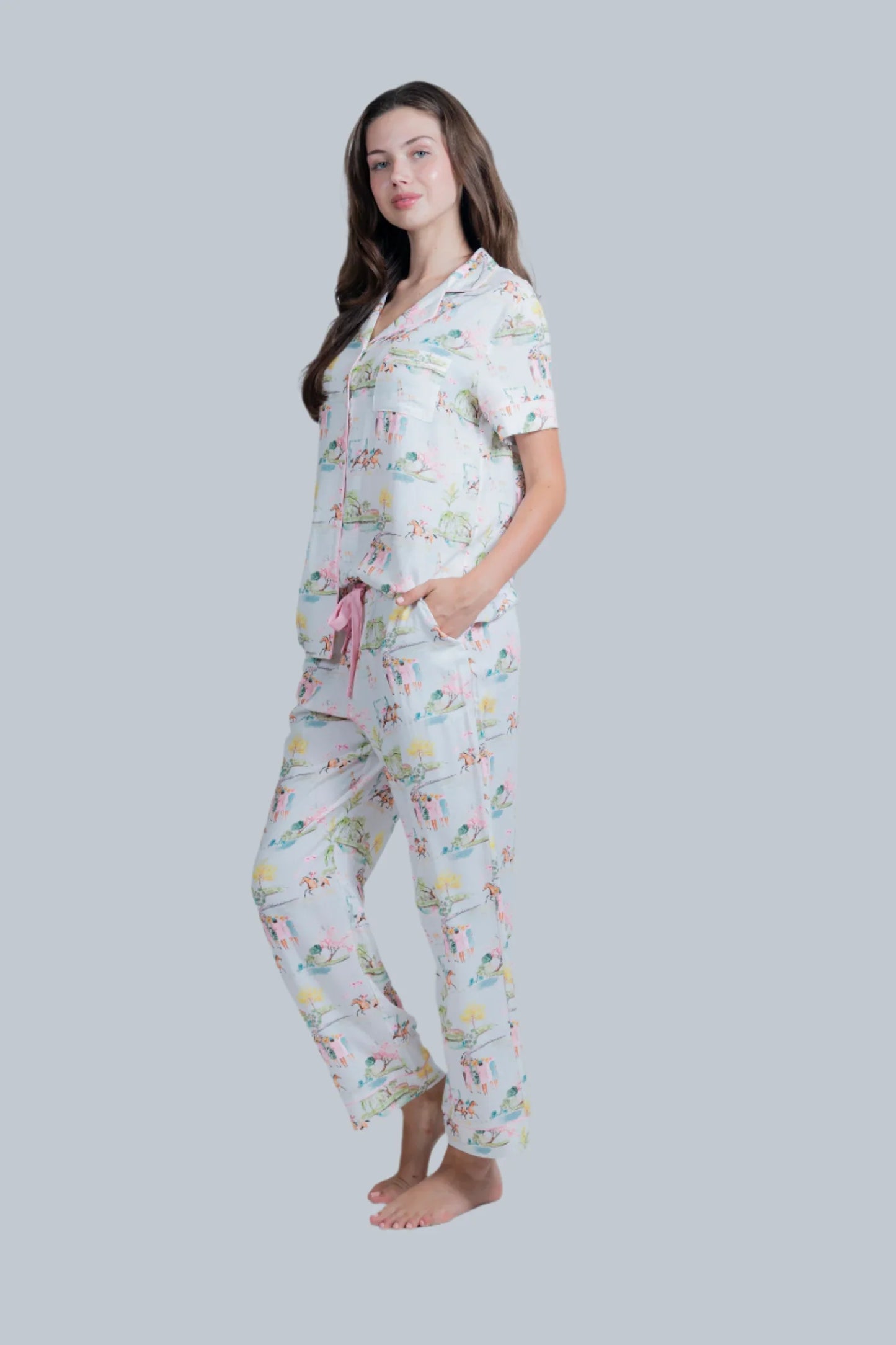 Imbali Day at the Races Pajama Set