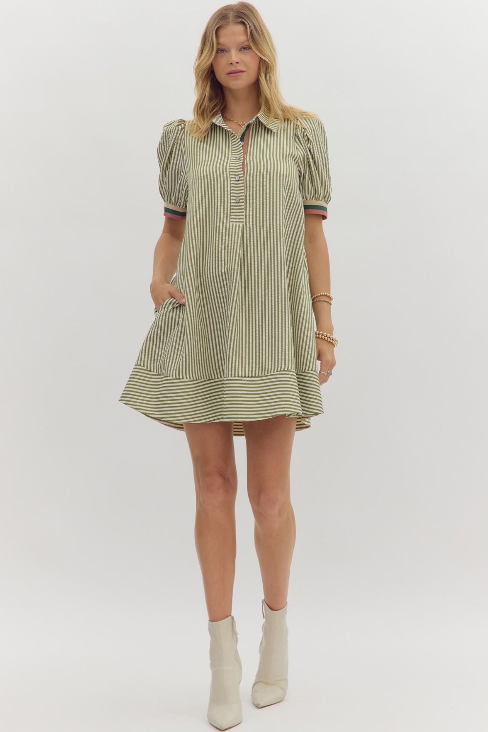 Eliza Stripe Dress
