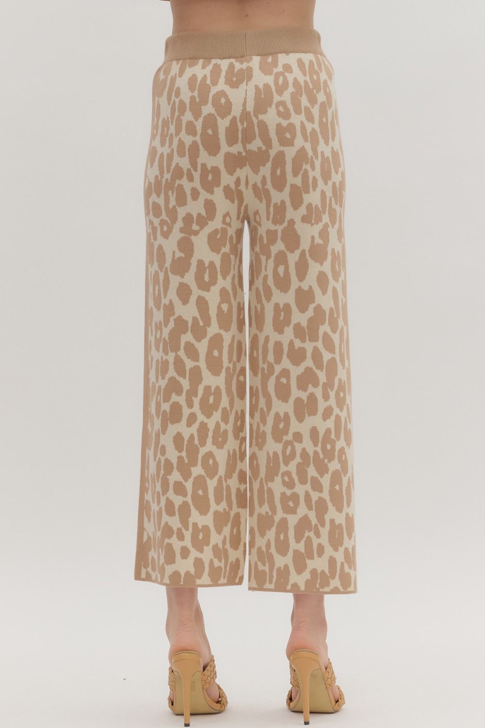 Taupe Leopard Pants