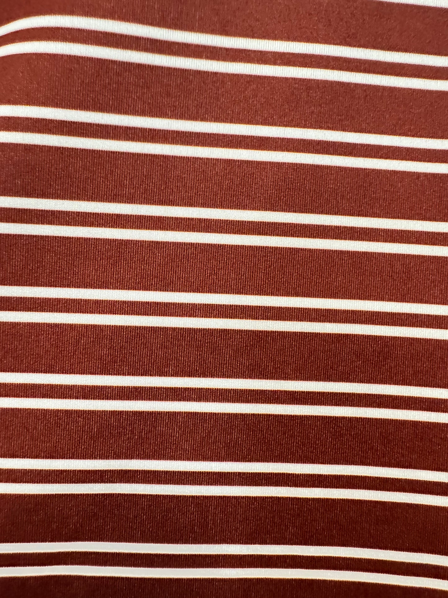 Maroon Stripe Polo