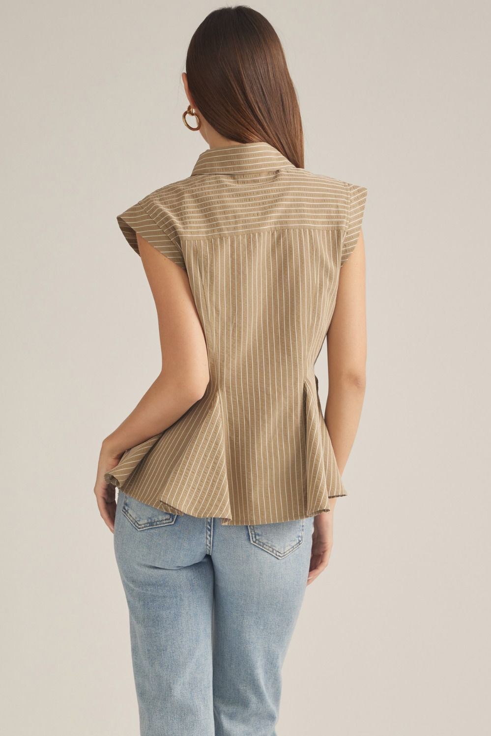 Greer Peplum Top