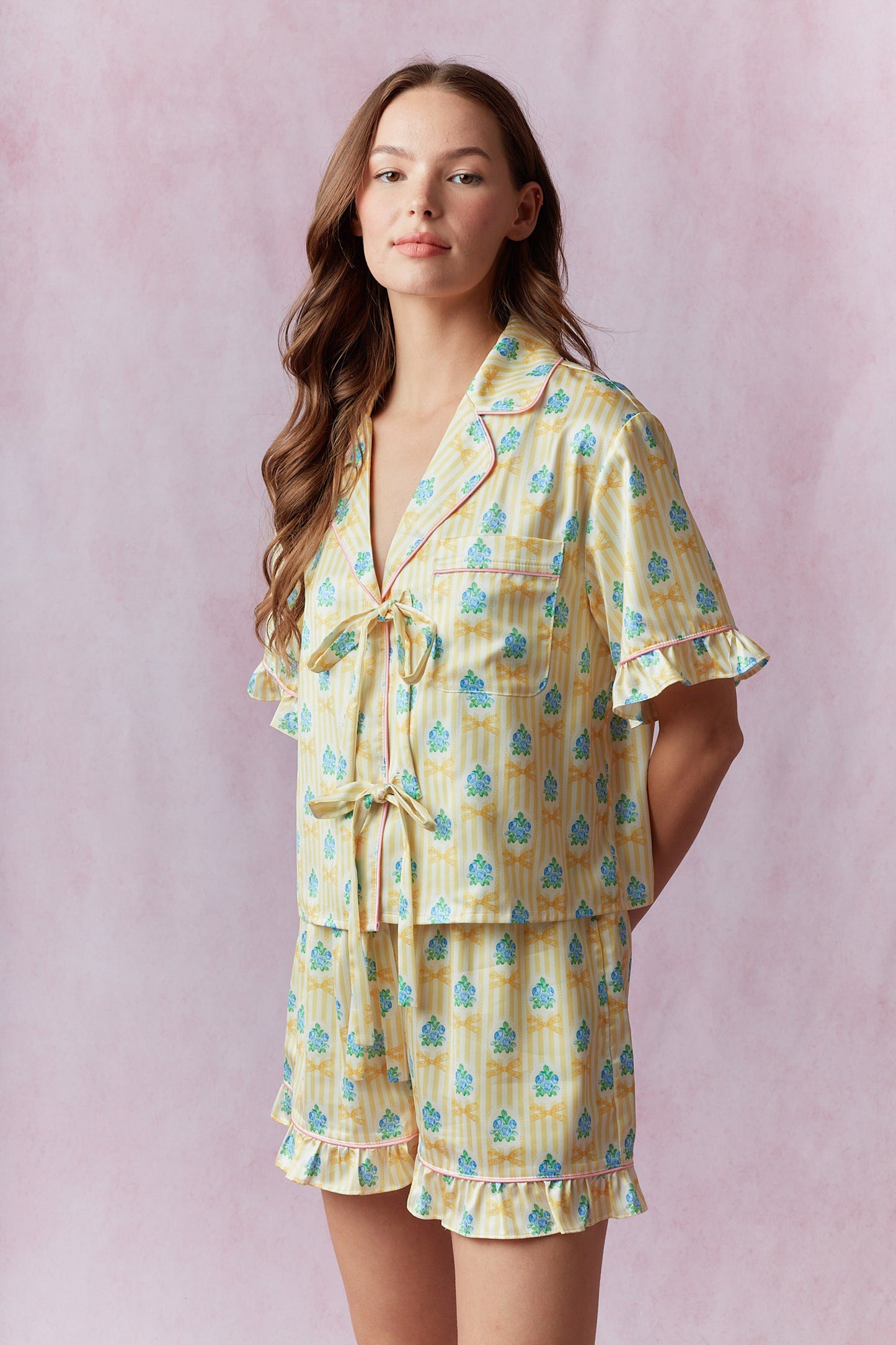 Lemon Bouquet Pajamas