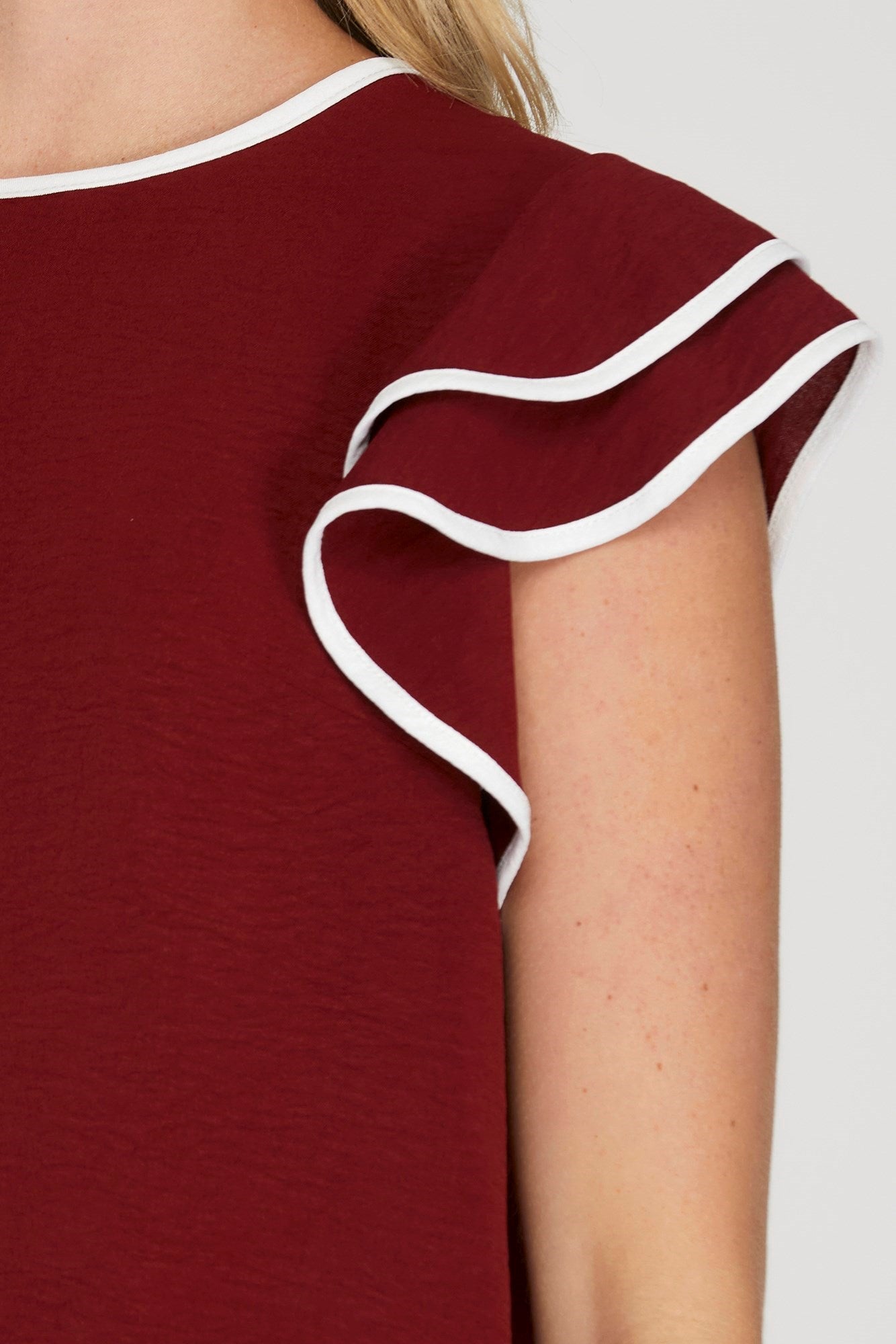 Game Day Ruffle Top