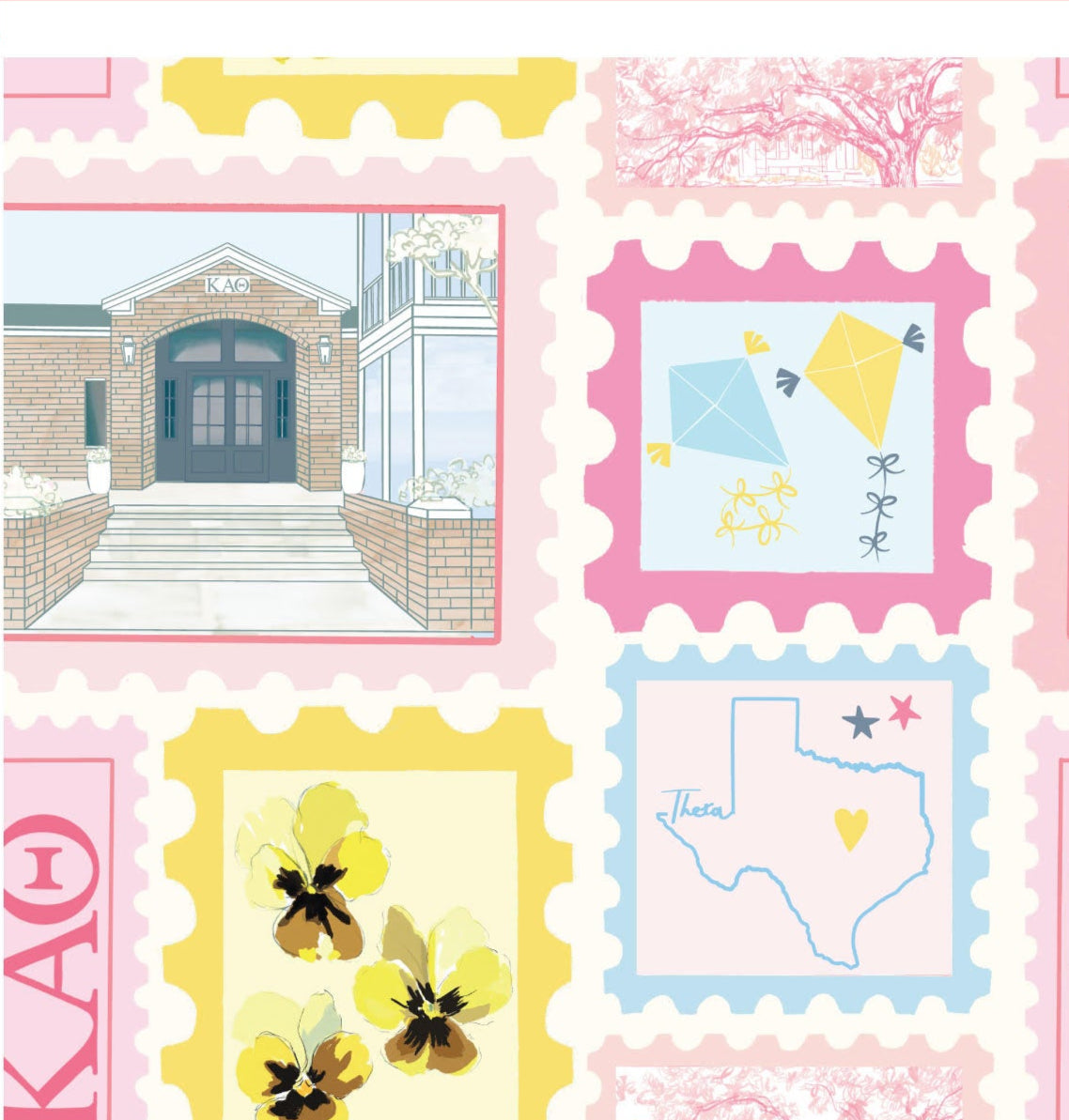 College Station Theta Pajamas