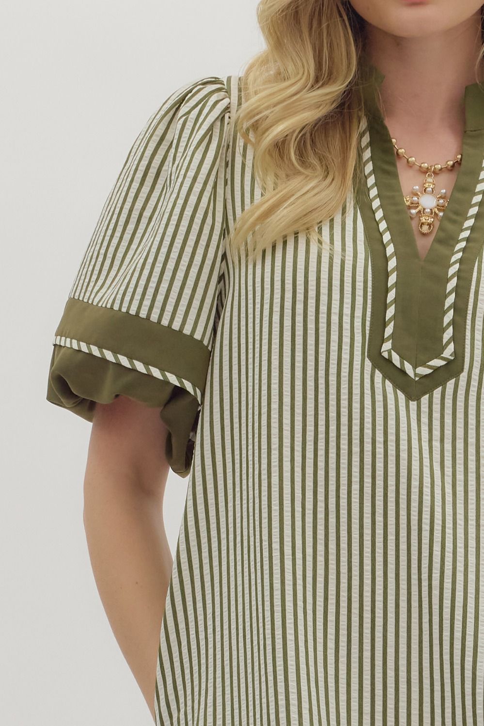 Meredith Olive Dress