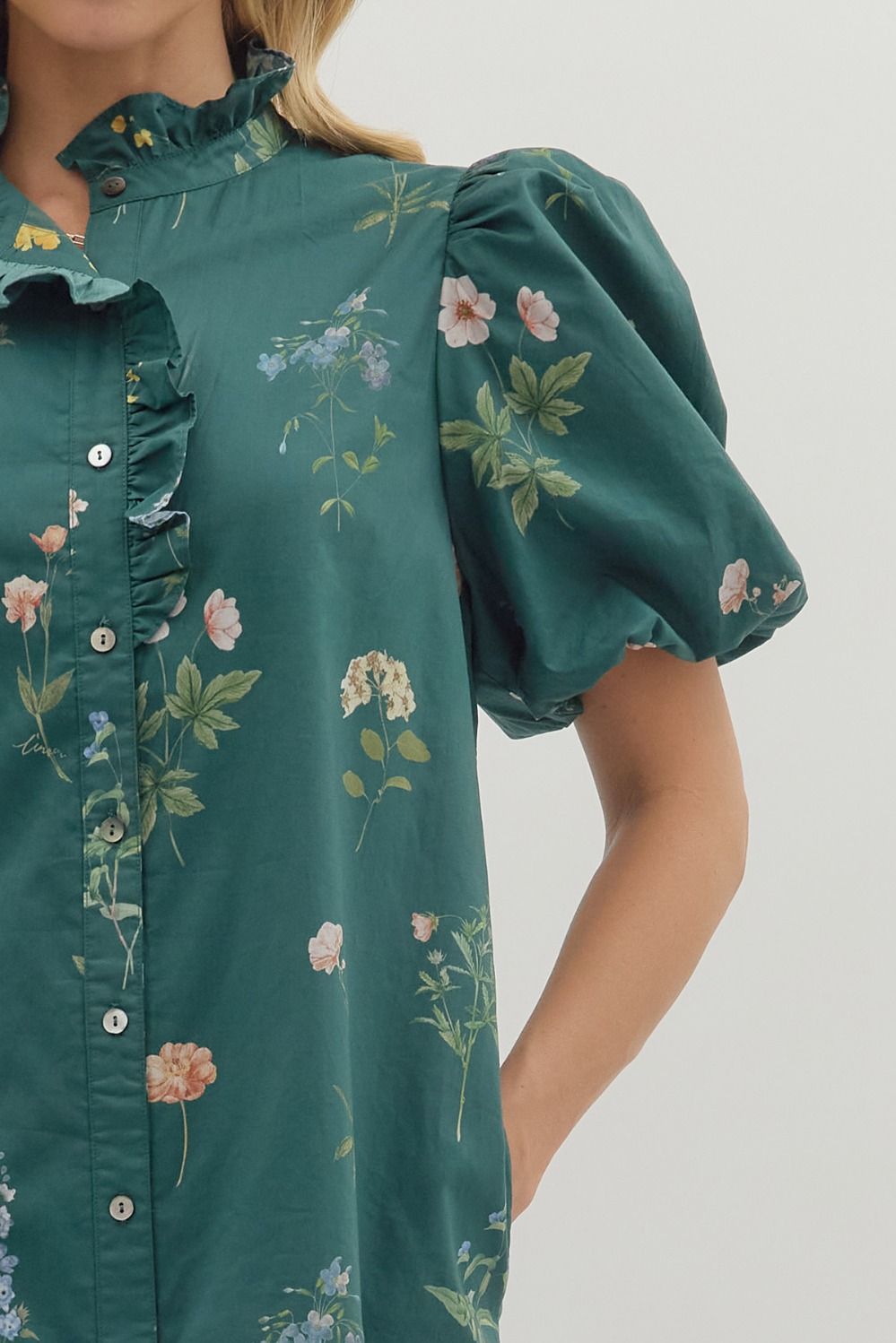 Secret Garden Green Dress