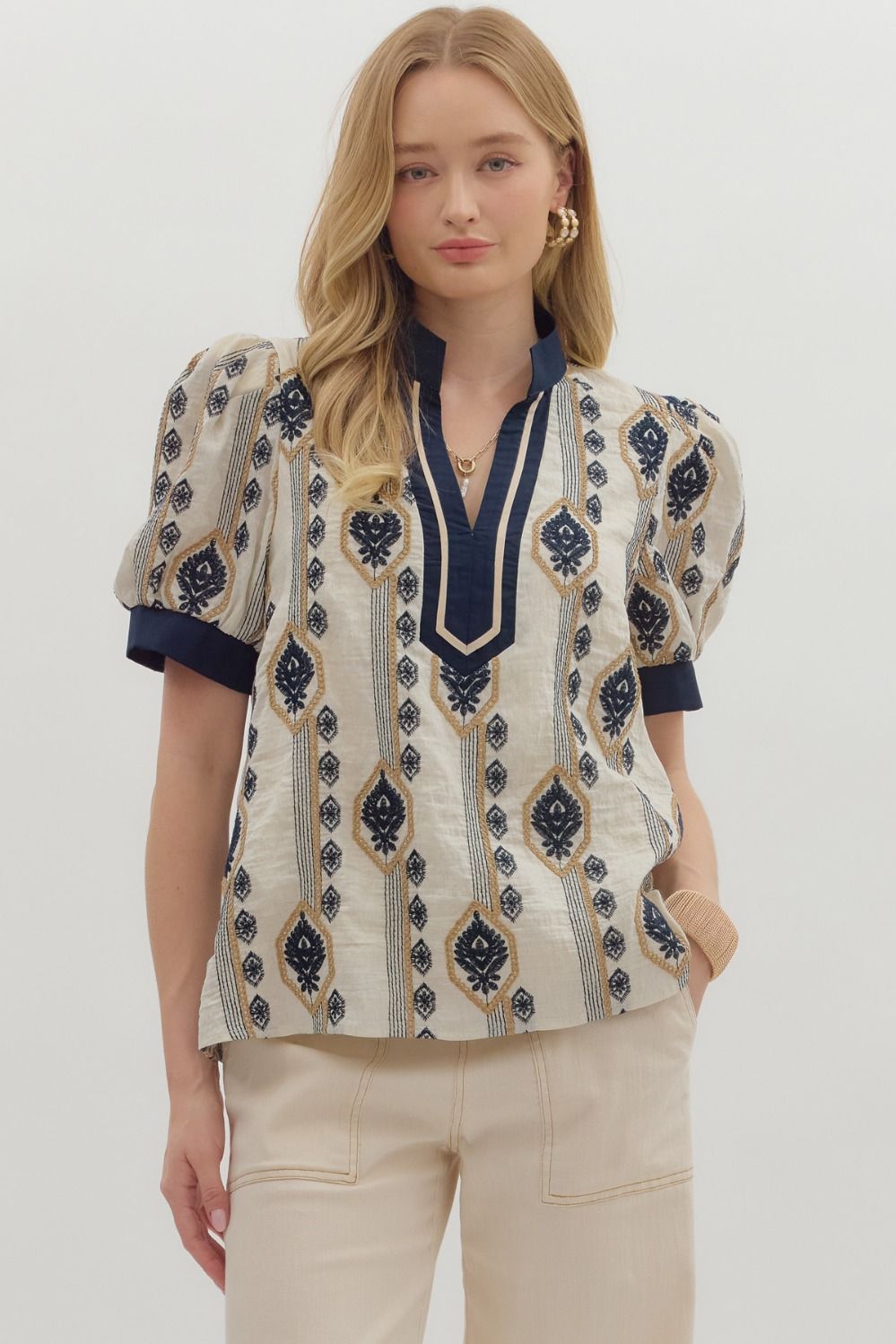 Katherine Blue Top