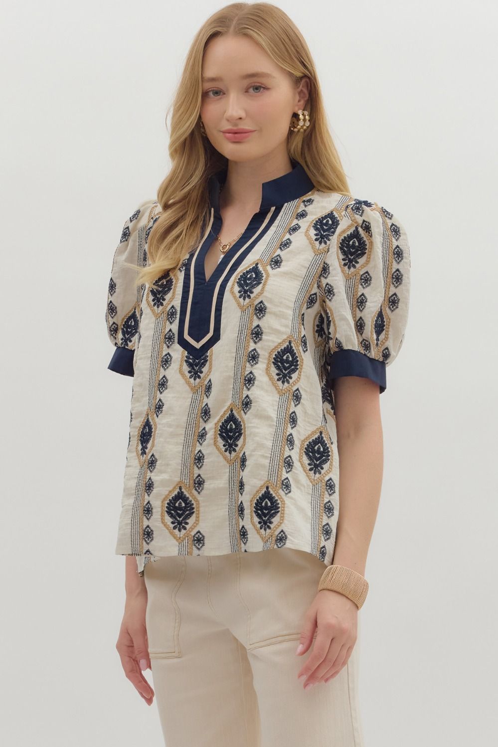 Katherine Blue Top