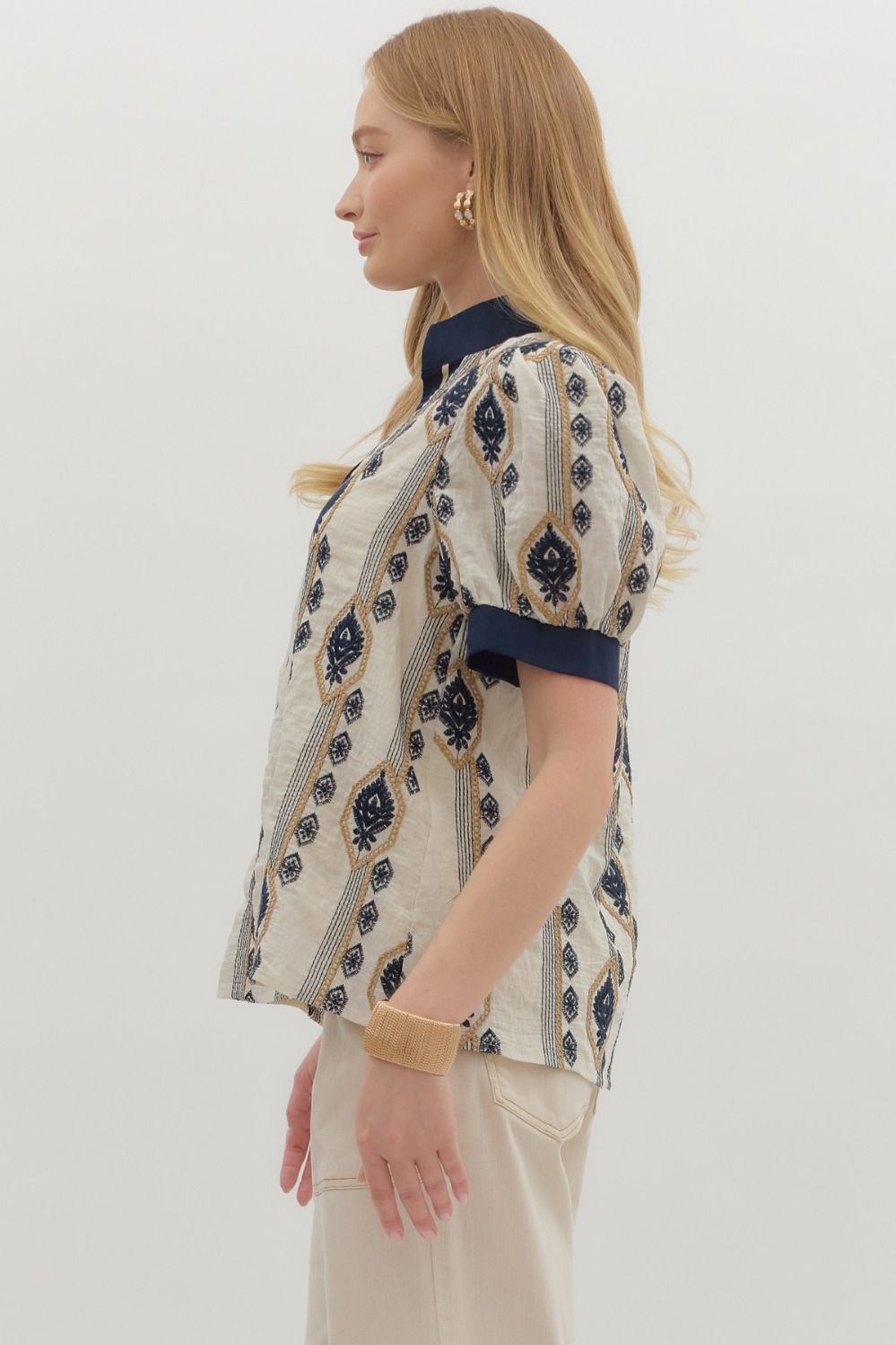 Katherine Blue Top