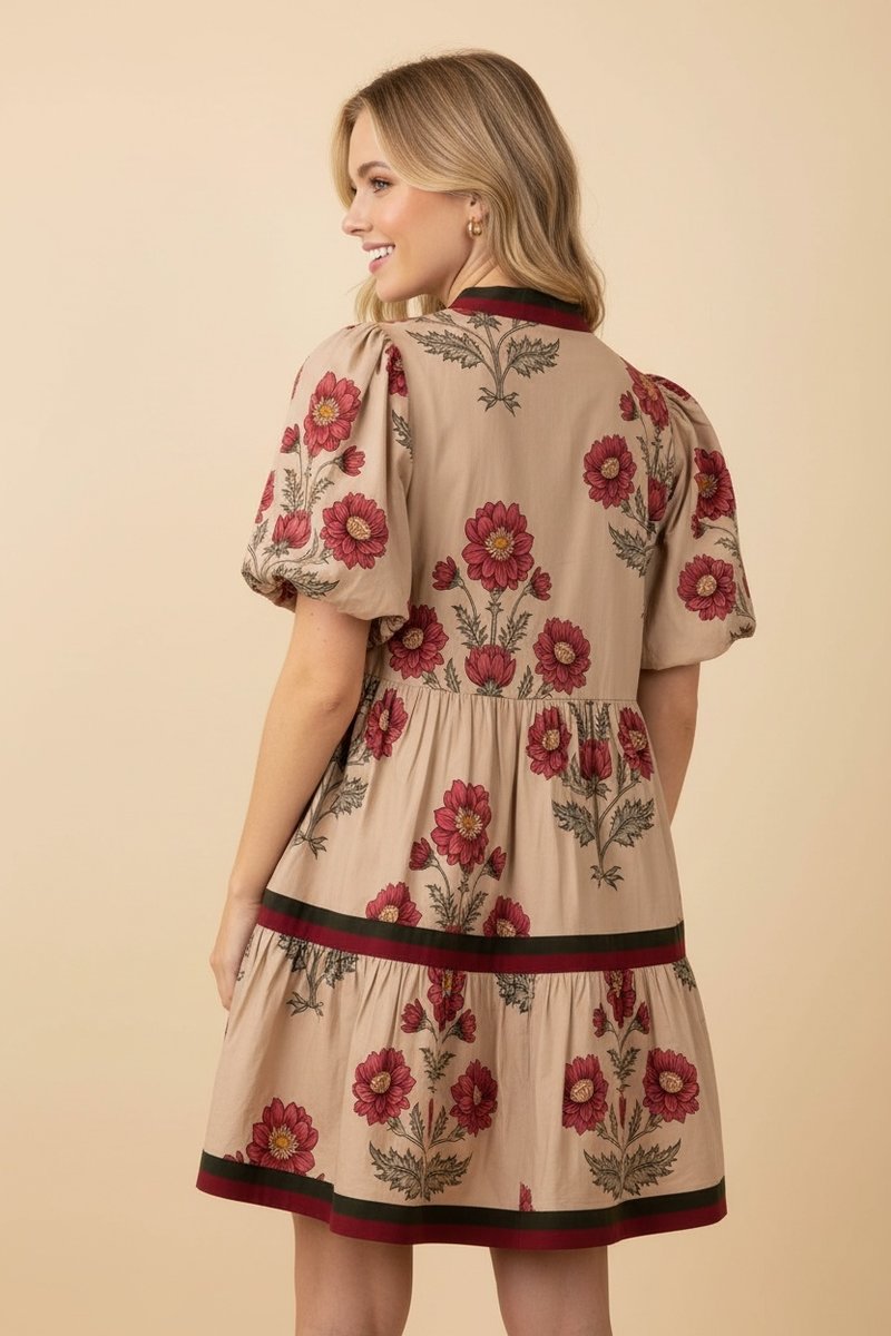 Holiday Botanical Dress