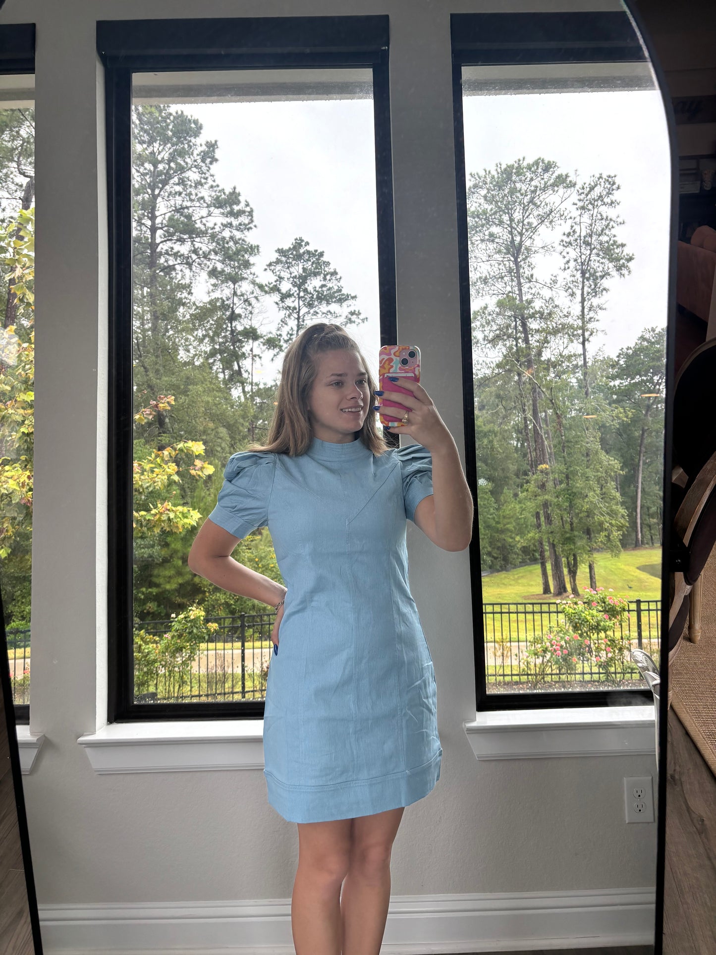 Arabelle Light Denim Dress