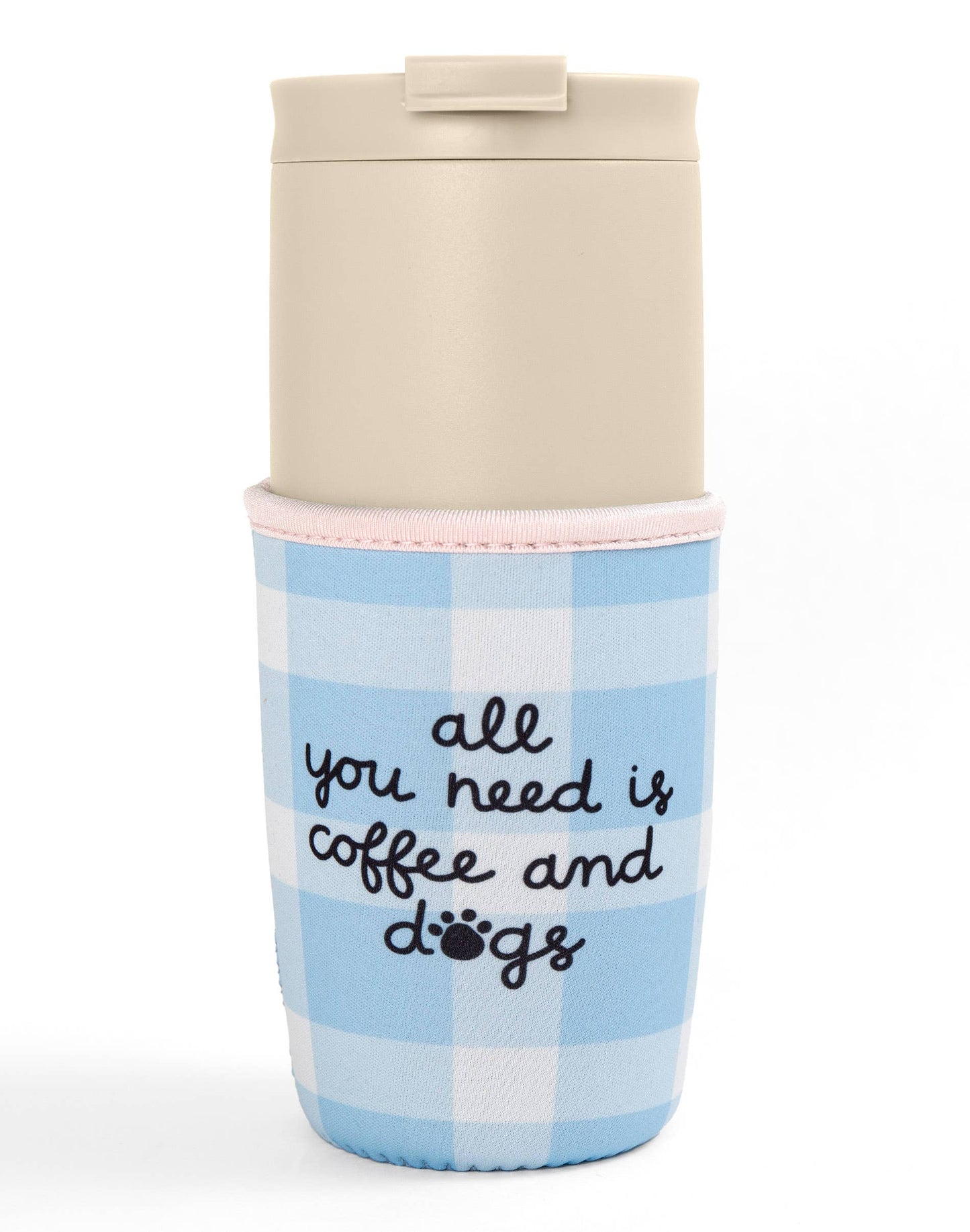 Coffee & Dogs Drink Sleeve: Small