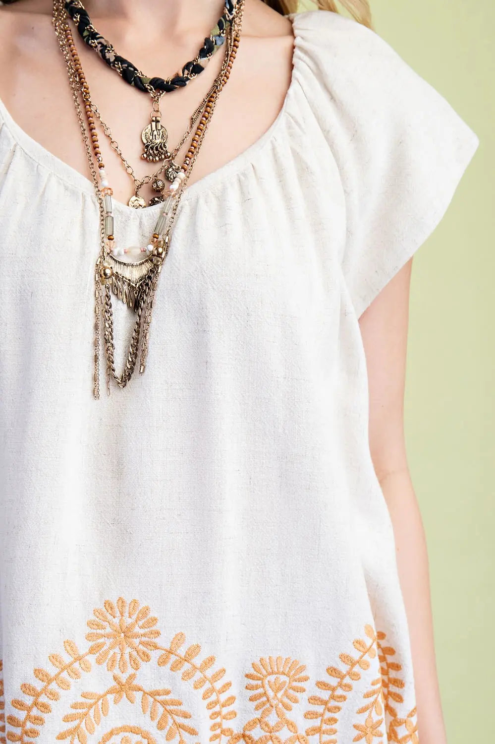 Sloane Gold Pants Set