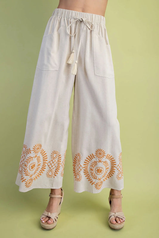 Sloane Gold Pants Set