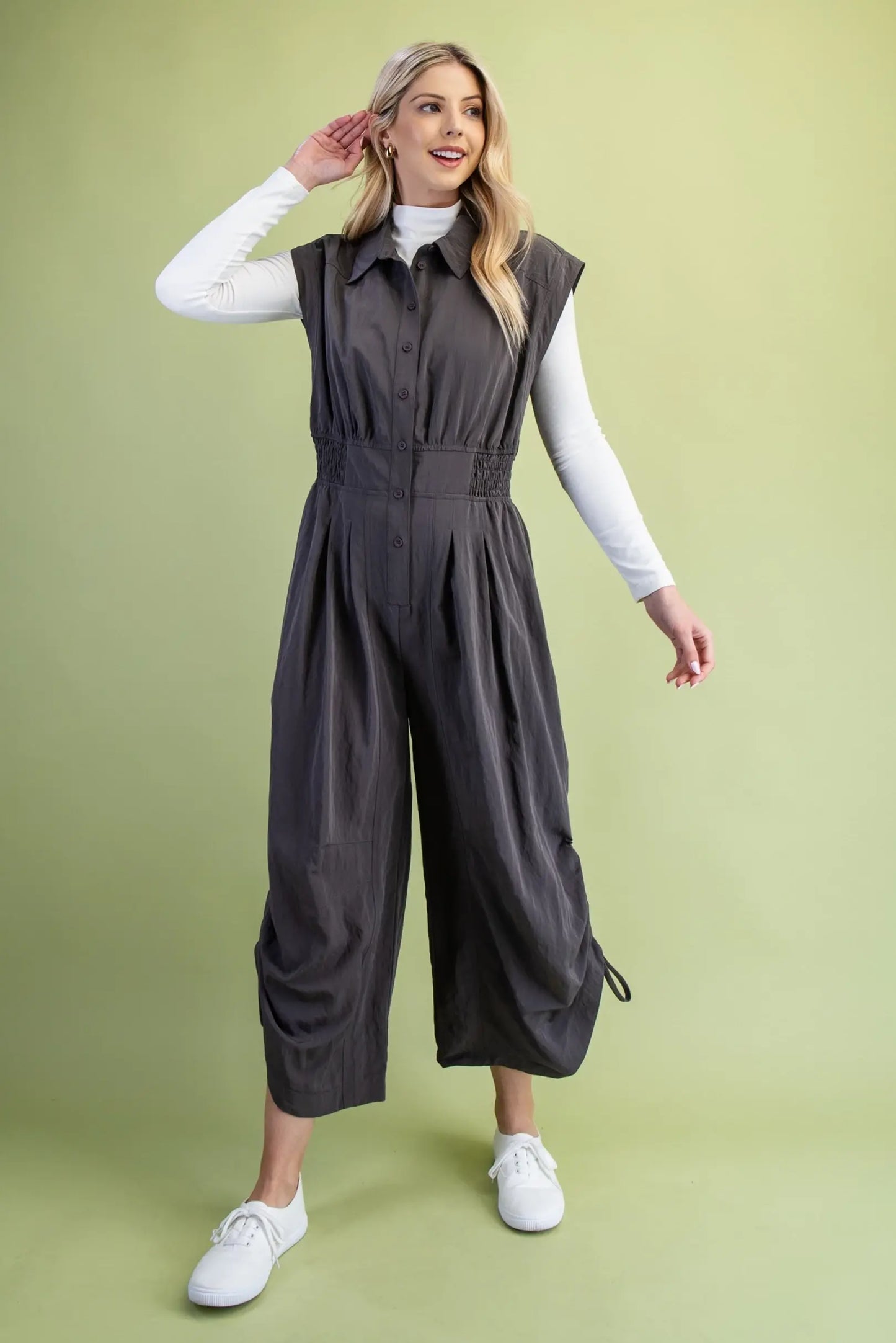 Reese Charcoal Jumpsuit