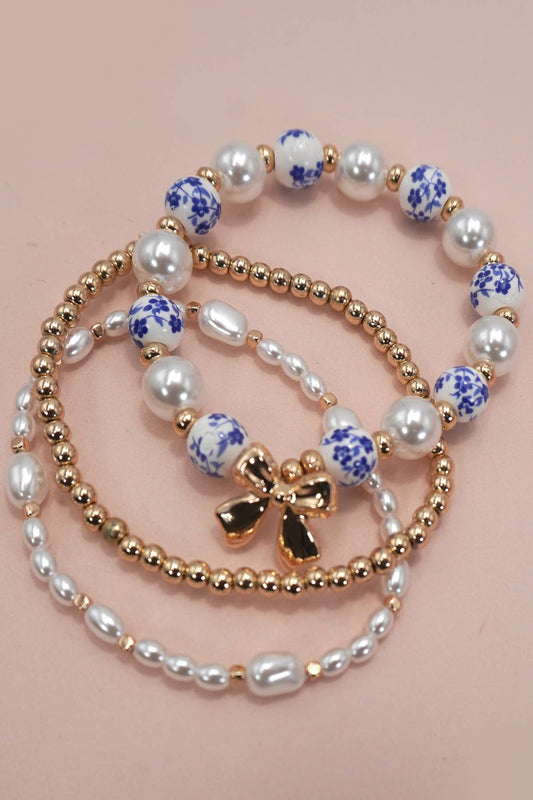 BLUE CERAMIC PORCELAIN BRACELET