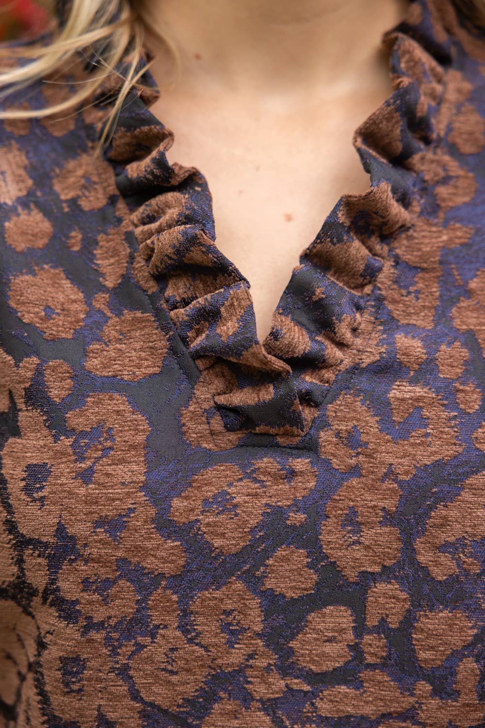 Velvet Jacqaurd Dress