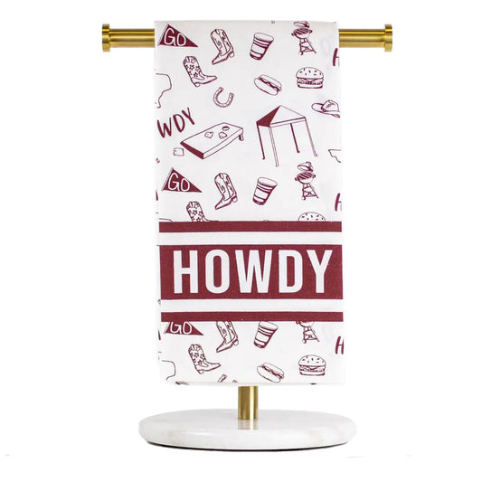 Maroon Tailgate Towel