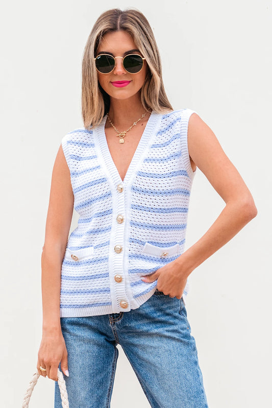 Coastal Stripe Vest