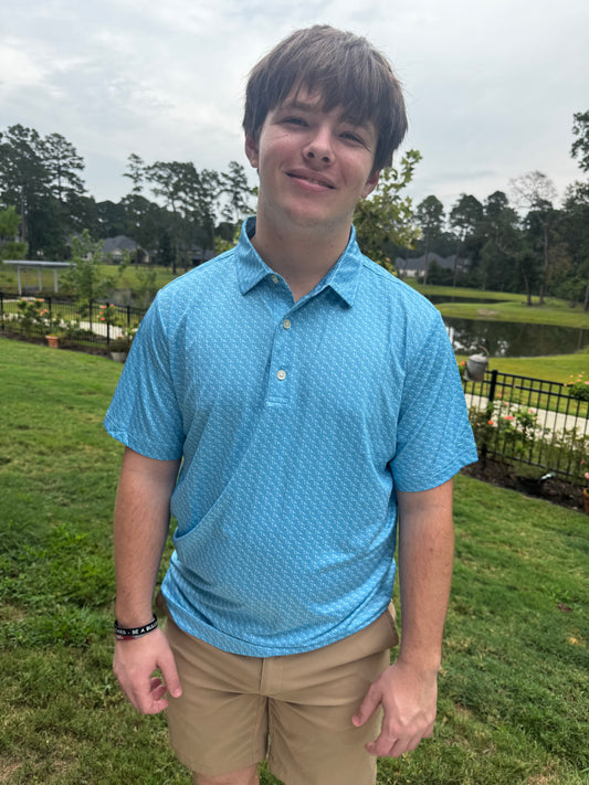 Lt Blue Redfish Shirt