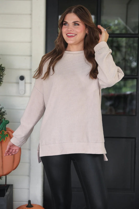 Alexis
Corded Vintage Pullover