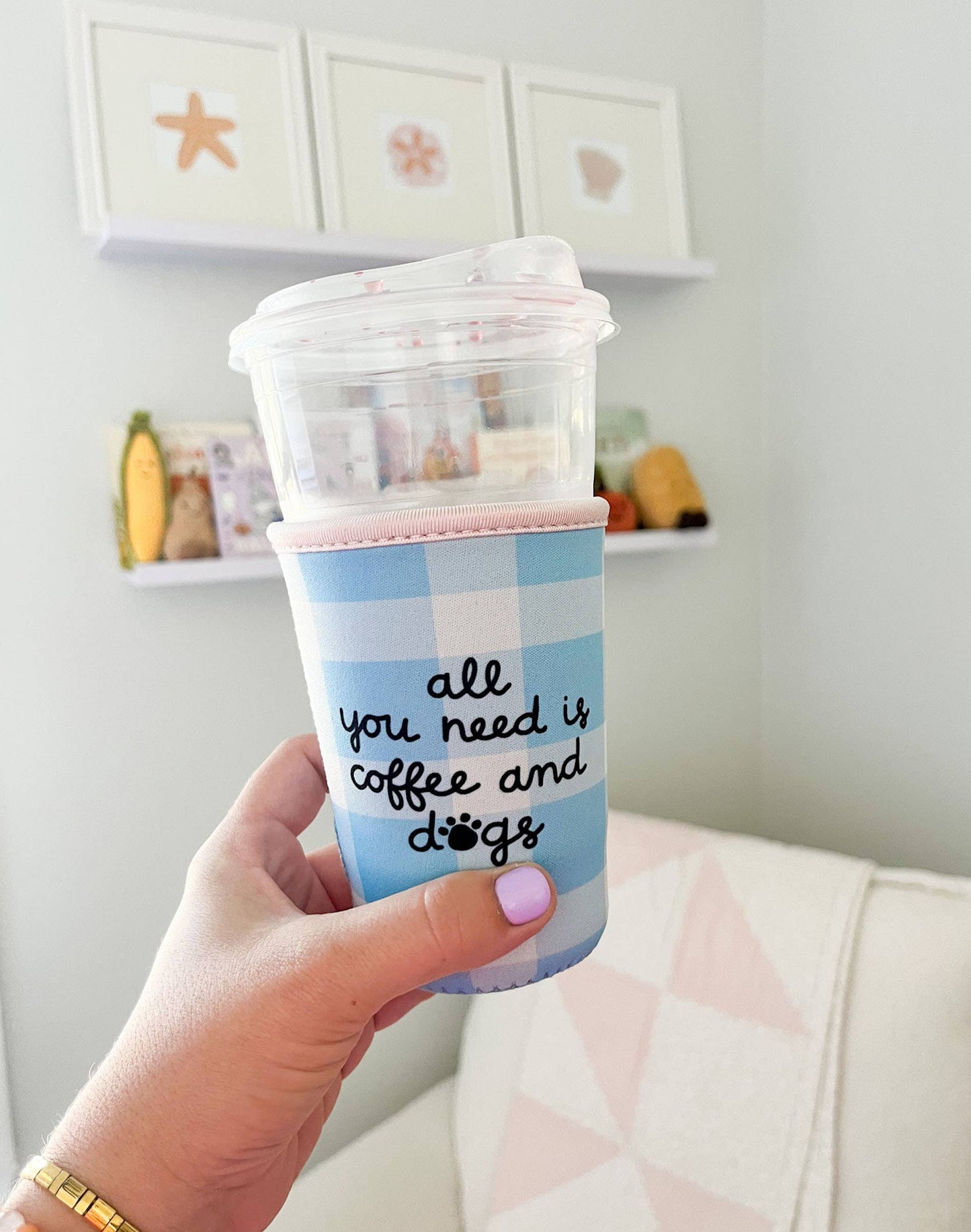 Coffee & Dogs Drink Sleeve: Small