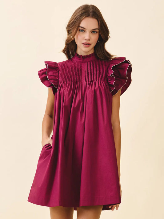 Maroon TCEC Dress