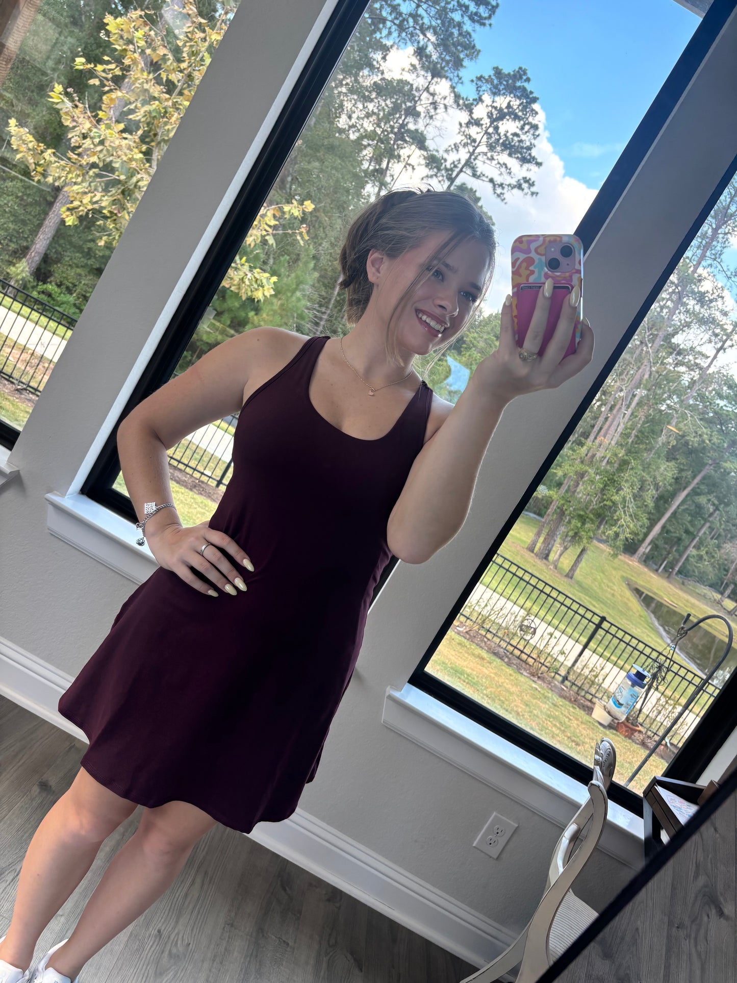 Maroon Athletic Dress