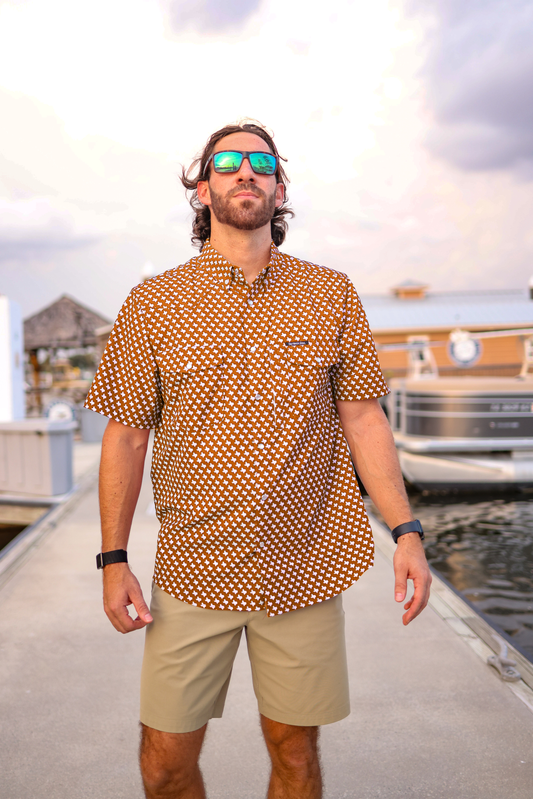 The Austin Pearl Snap Fishing Shirt