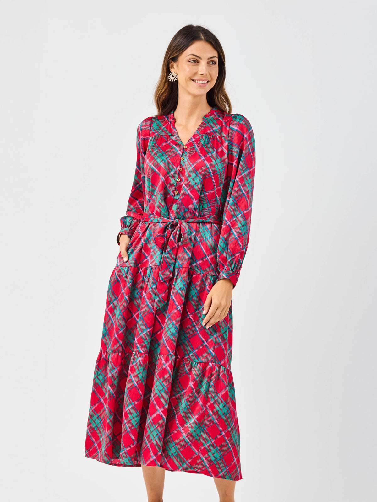 Gracelyn Dress | Plaid About You