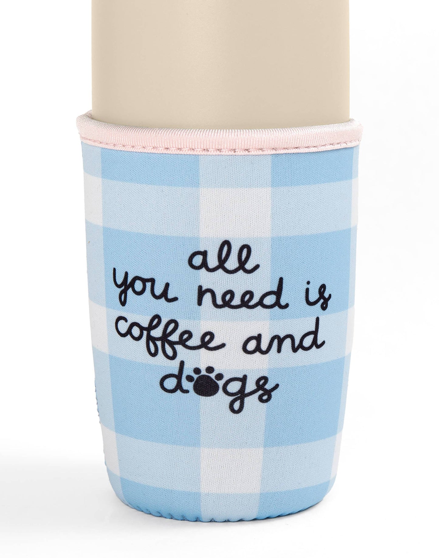 Coffee & Dogs Drink Sleeve: Small