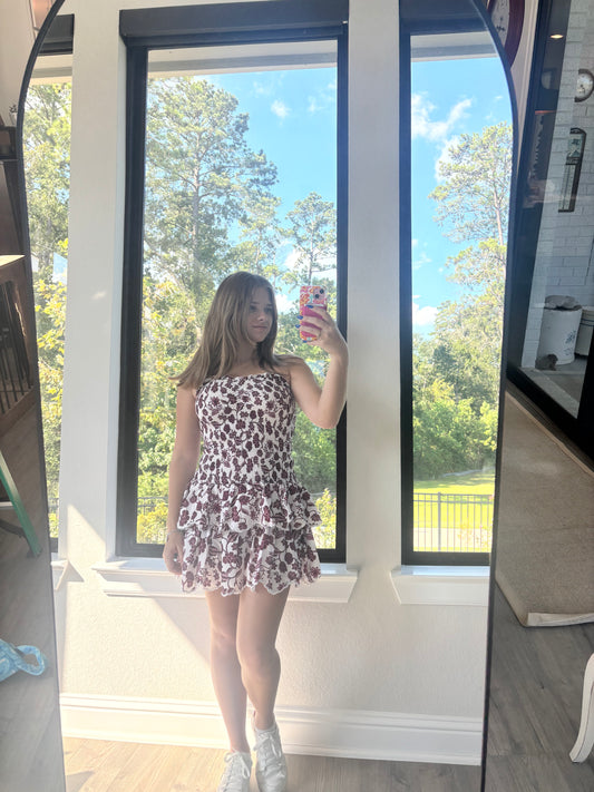 Makenna Maroon Floral