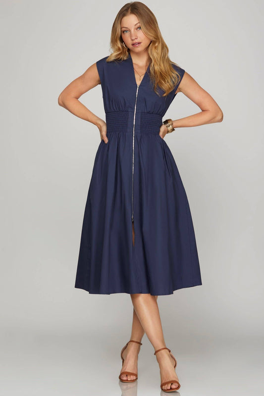 Naples Navy Dress