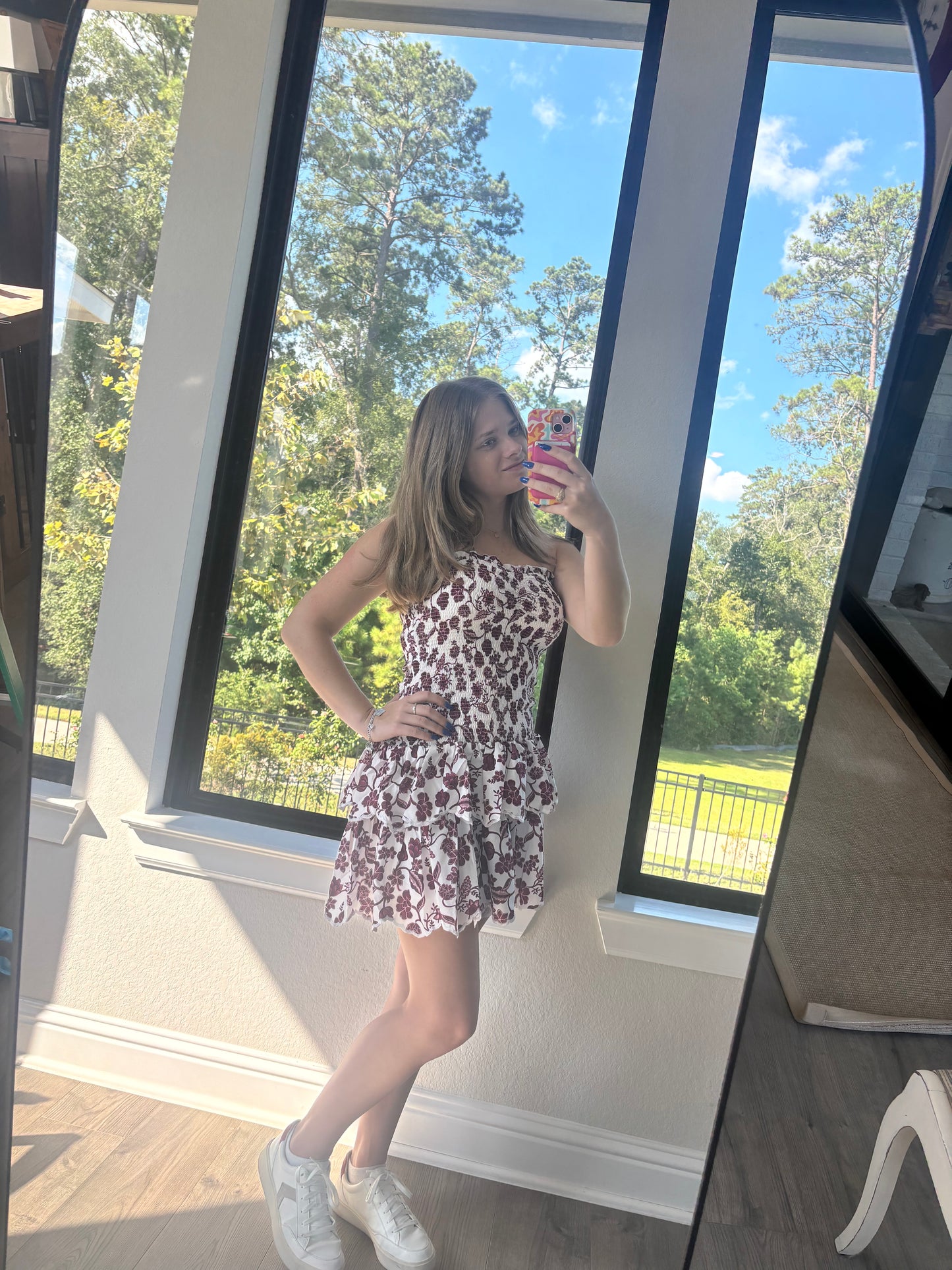 Makenna Maroon Floral