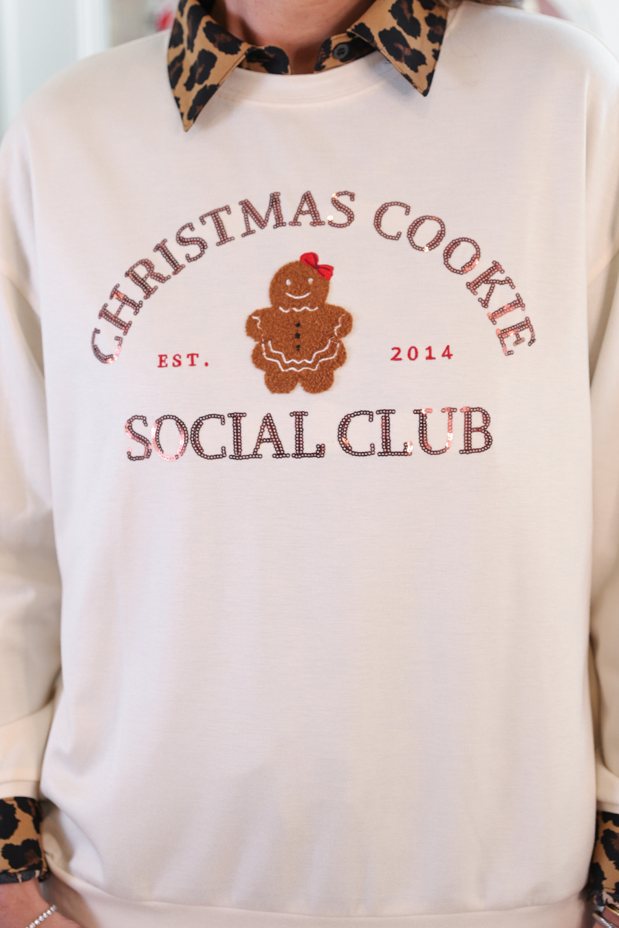 Christmas Cookie Social Club Luxe Pullover