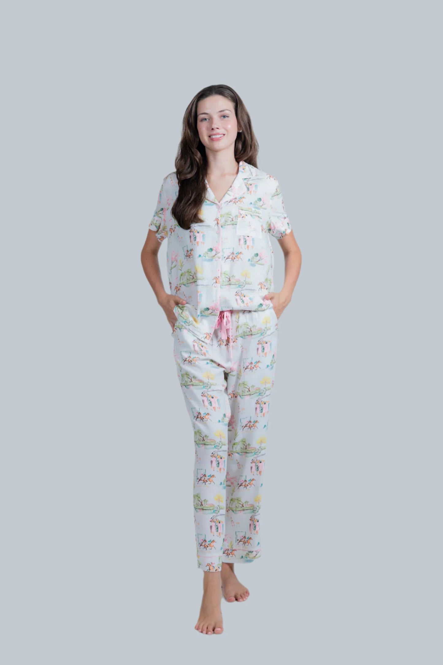 Imbali Day at the Races Pajama Set