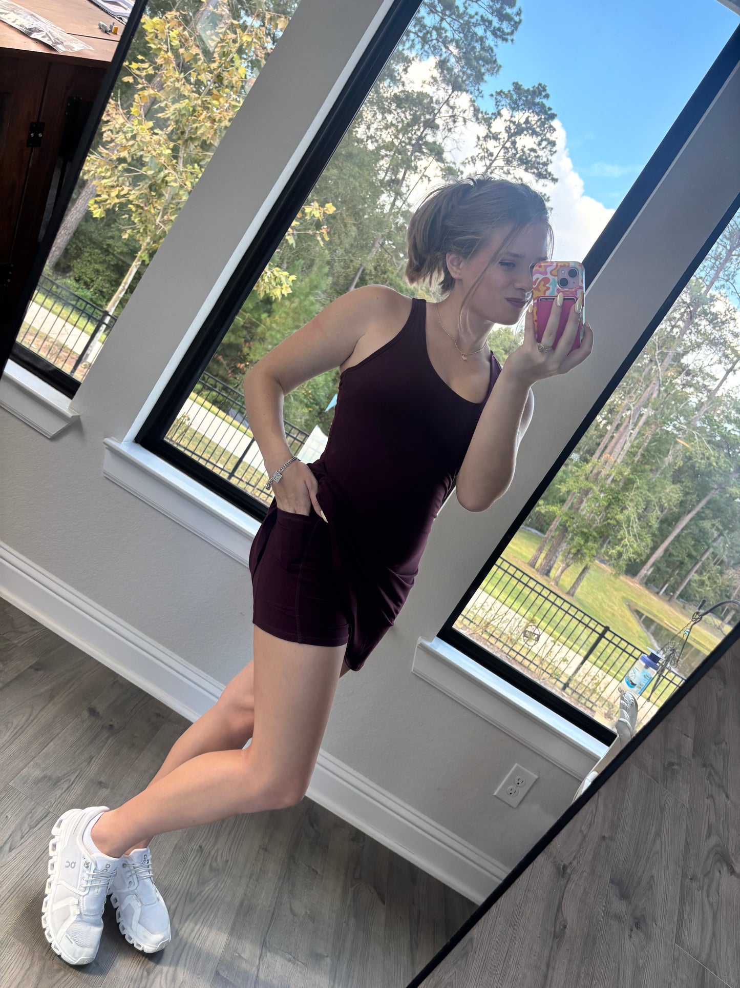 Maroon Athletic Dress