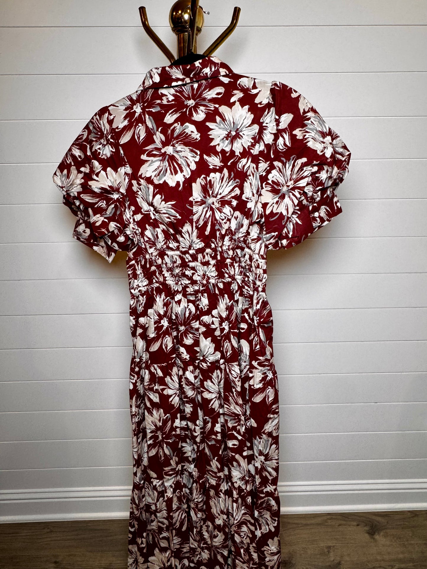 Laurel Maroon Floral
