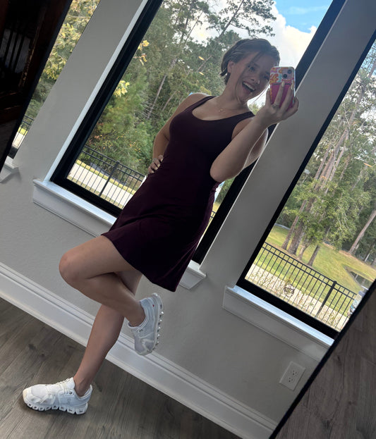 Maroon Athletic Dress